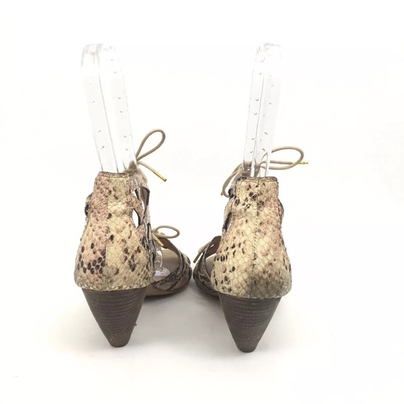 Bacio 61 Boho Chic Trono Caged Lace Up Sandals - Picture 5 of 6